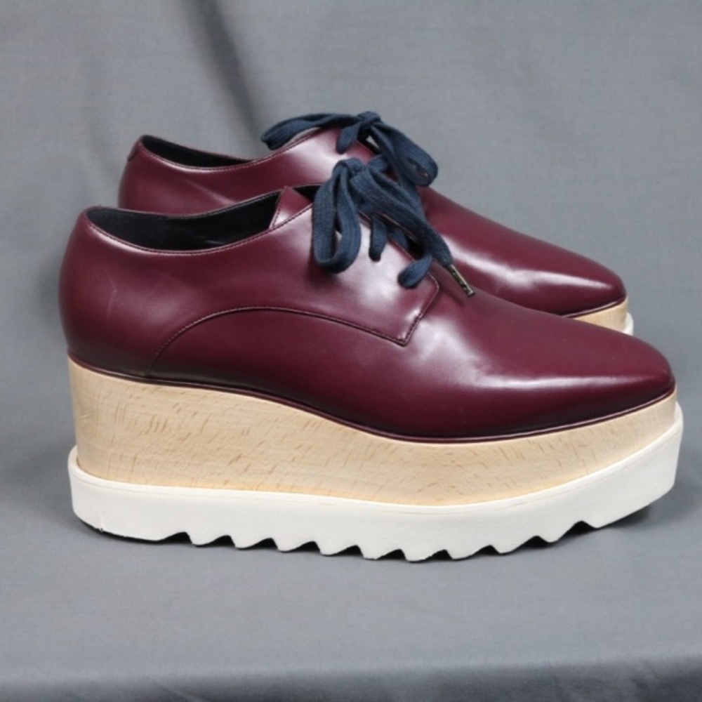 Stella McCartney Elyse Platform Oxfords Size 10